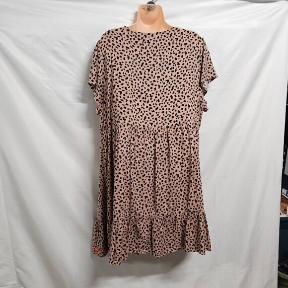 Savanna Jane Embroidered Babydoll Short Tiered Dress Women Size 1X - Picture 6 of 12